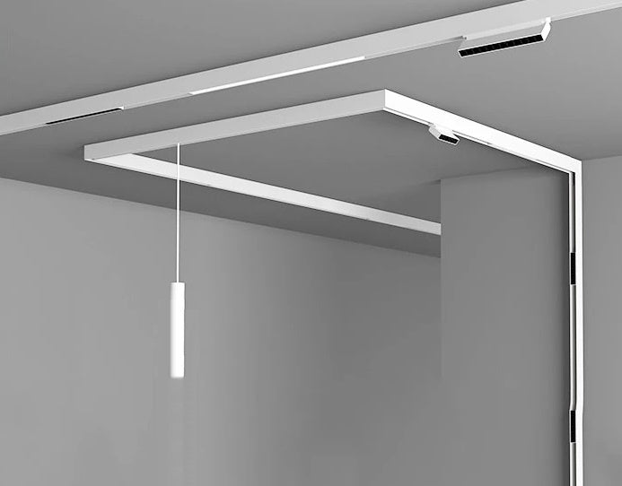 MAGNET LED track light linear FLOOD“I” FLEX 12W, 3000K, 220x105x22mm, white