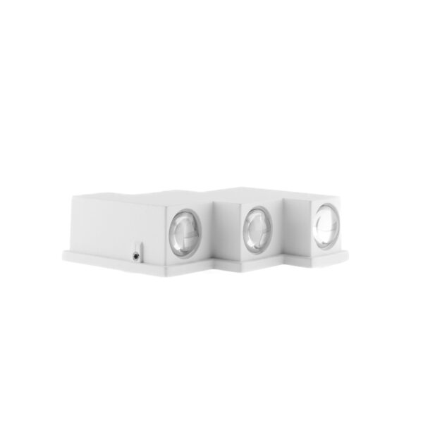 LED outdoor wall light ULT, 6x1W, 120°, 3000K, IP65, white