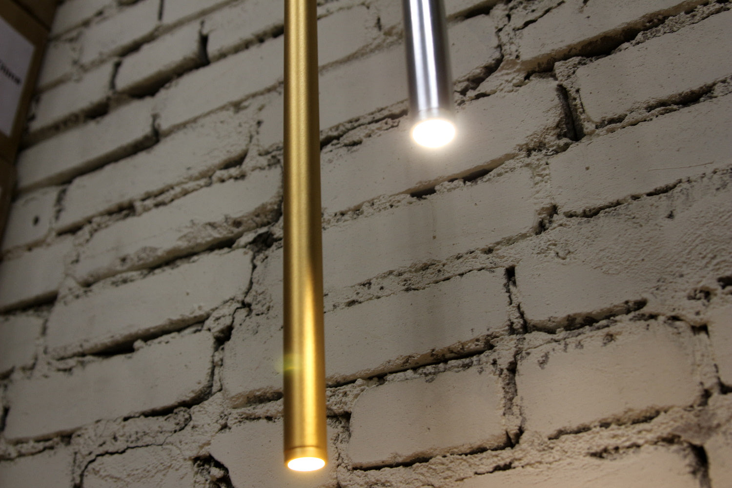 LED pendant light ULT cylinder slim 5W, 3000K, Ø30x400mm, silver
