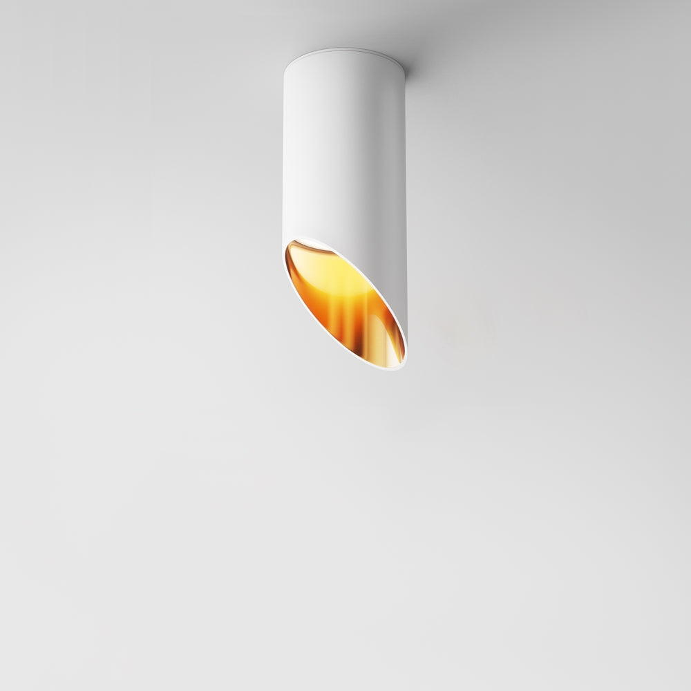 Ceiling light ULT MR16, 150mm, white/gold