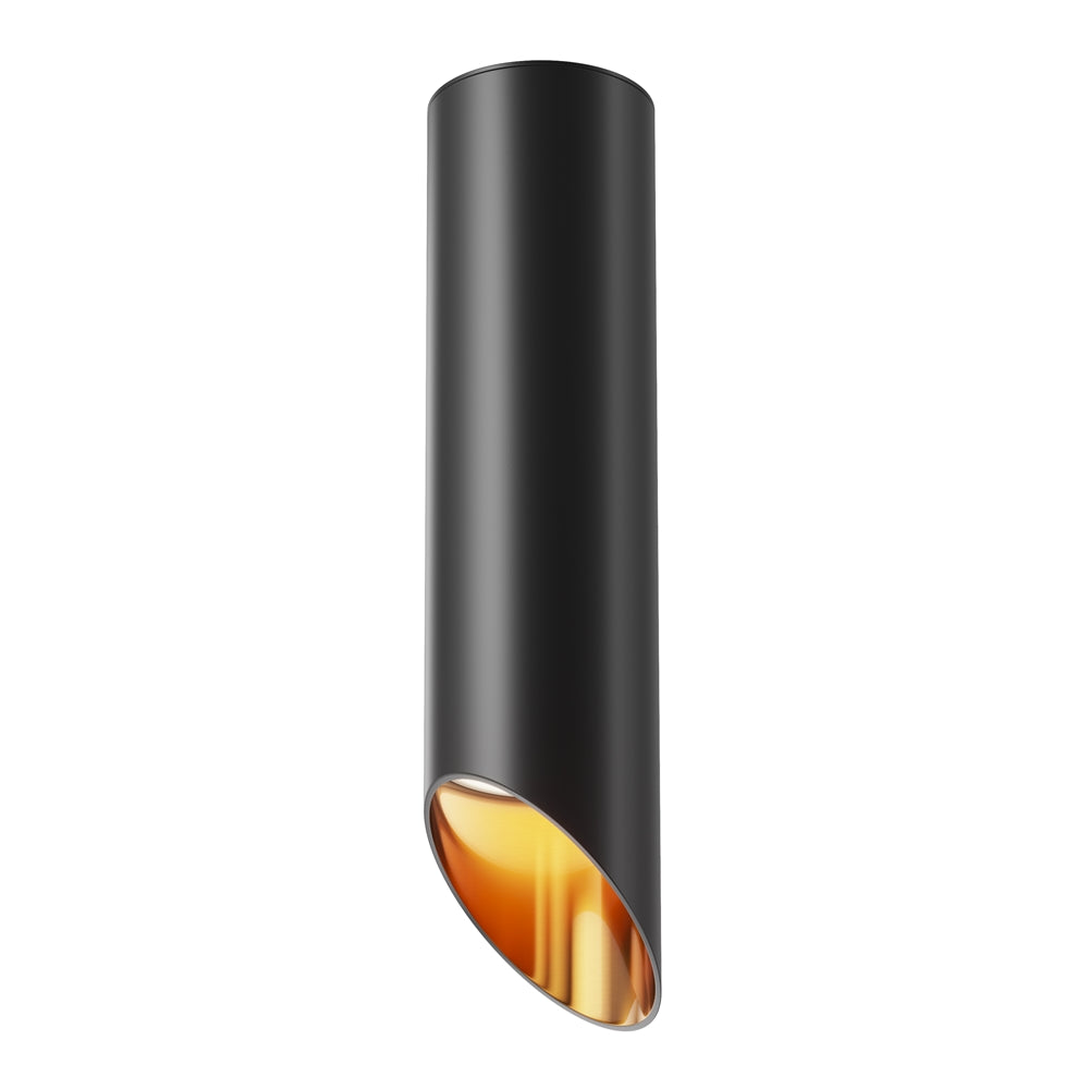 Ceiling light ULT MR16, 250mm, black/gold