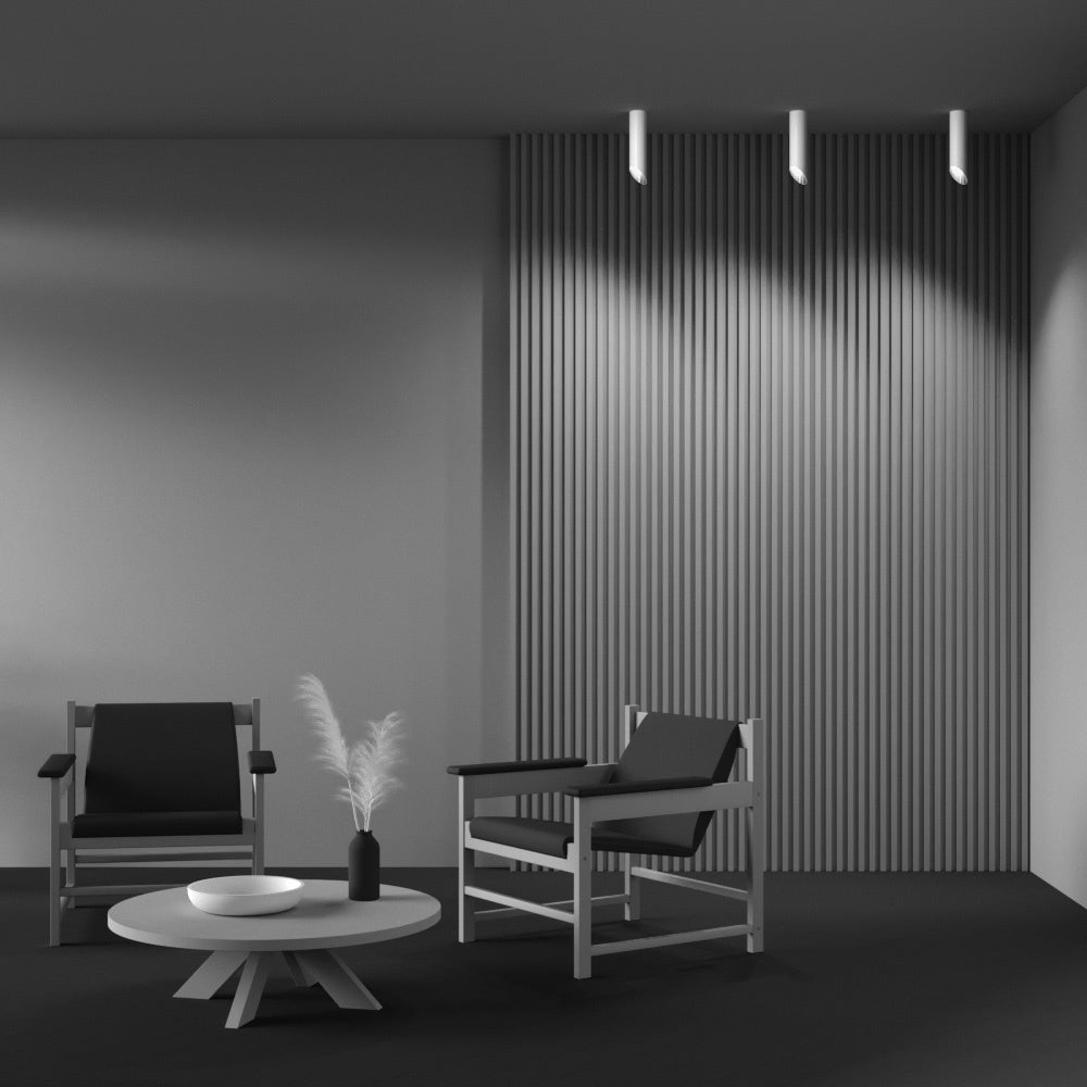 Ceiling light ULT MR16, 250mm, white/gold