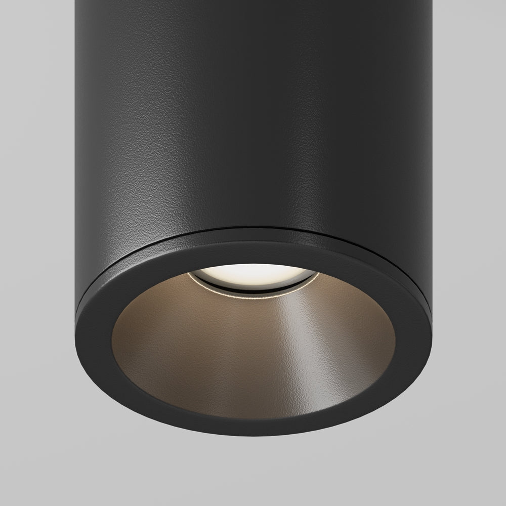 Surface light ULT, GU10, Ø65x105mm, IP65, cylinder, black