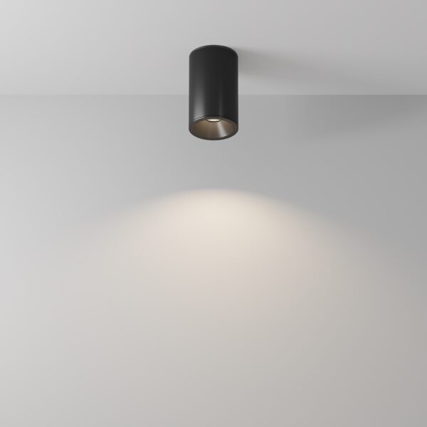 Surface light ULT, GU10, Ø65x105mm, IP65, cylinder, black