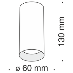 Ceiling light ULT, MR16, black