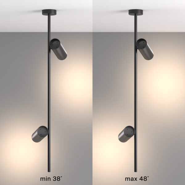 Ceiling light ULT 2xMR16, black