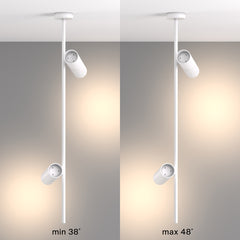 Ceiling light ULT 2xMR16, white