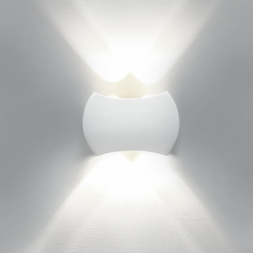 LED outdoor wall light ULT, 4x1W, 120°, 3000K, IP65, white