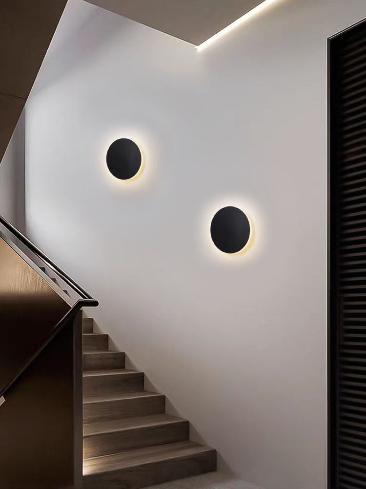 LED outdoor wall light ULT, 12W, 360°, 3000K, IP65, black