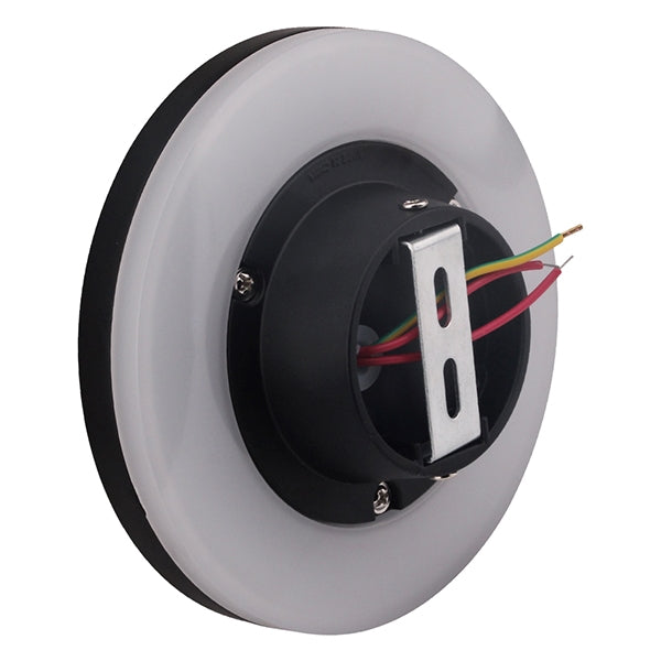 LED outdoor wall light ULT, 12W, 360°, 3000K, IP65, black