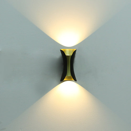 LED outdoor wall light ULT, 3+3W, 3000K, IP65, black