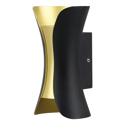 LED outdoor wall light ULT, 3+3W, 3000K, IP65, black