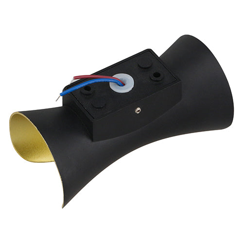 LED outdoor wall light ULT, 3+3W, 3000K, IP65, black