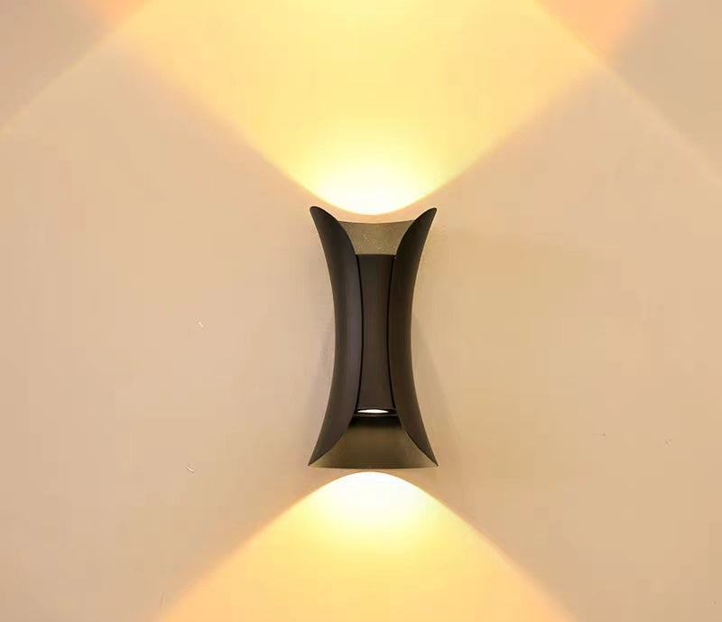 LED outdoor wall light ULT, 3+3W, 3000K, IP65, black