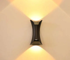 LED outdoor wall light ULT, 3+3W, 3000K, IP65, black