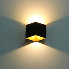 LED outdoor wall light ULT, 3+3W, 3000K, IP65, black
