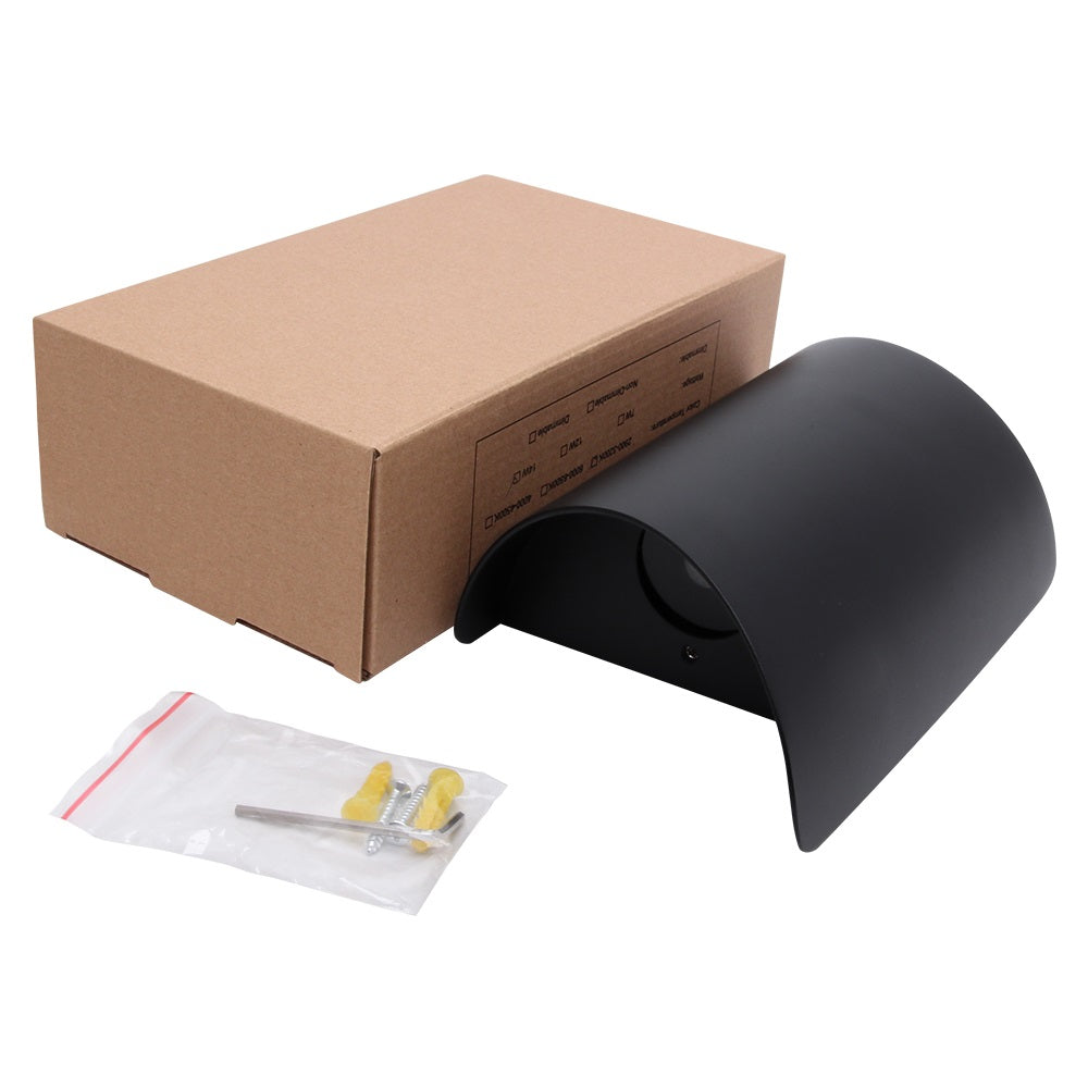 LED outdoor wall light ULT, 3+3W, 3000K, IP65, black