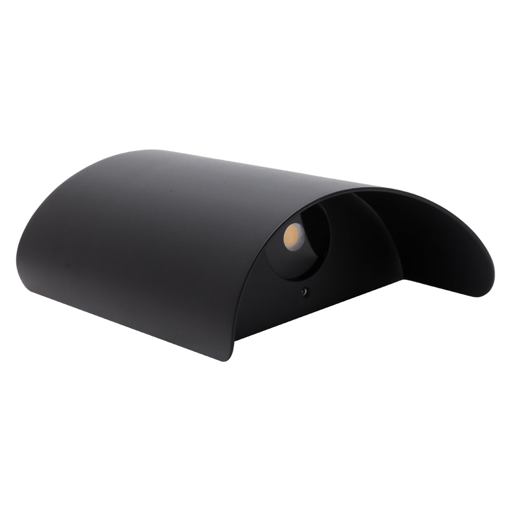 LED outdoor wall light ULT, 3+3W, 3000K, IP65, black
