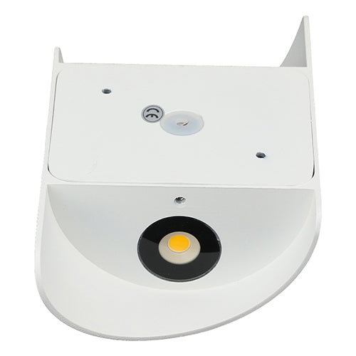 LED outdoor wall light ULT, 3+3W, 3000K, IP65, white