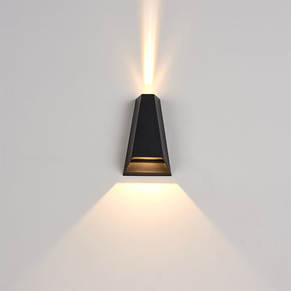 LED outdoor wall light ULT, 3+3W, 3000K, IP65, black