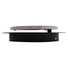 LED outdoor wall light ULT, 9W, 3000K, IP44, round, black