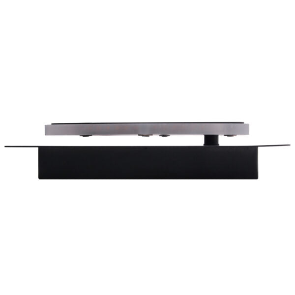LED outdoor wall light ULT, 9W, 3000K, IP44, square, black