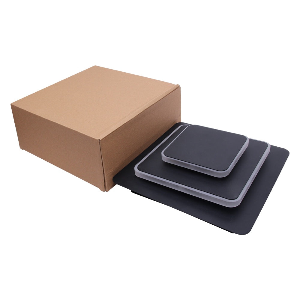 LED outdoor wall light ULT, 14W, 3000K, IP44, square, black