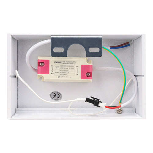 LED outdoor wall light ULT, 7W, 3000K, IP44, white