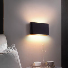 LED outdoor wall light ULT, 6+6W, 3000K, IP65, black