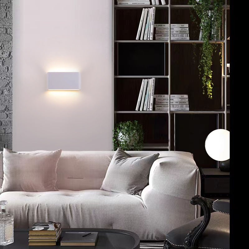 LED outdoor wall light ULT, 6+6W, 3000K, IP65, white