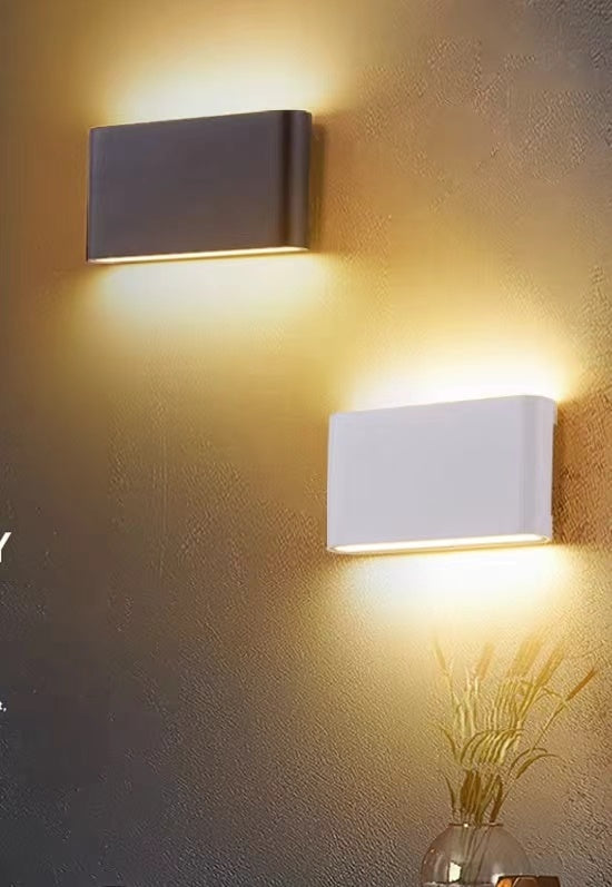 LED outdoor wall light ULT, 6+6W, 3000K, IP65, black