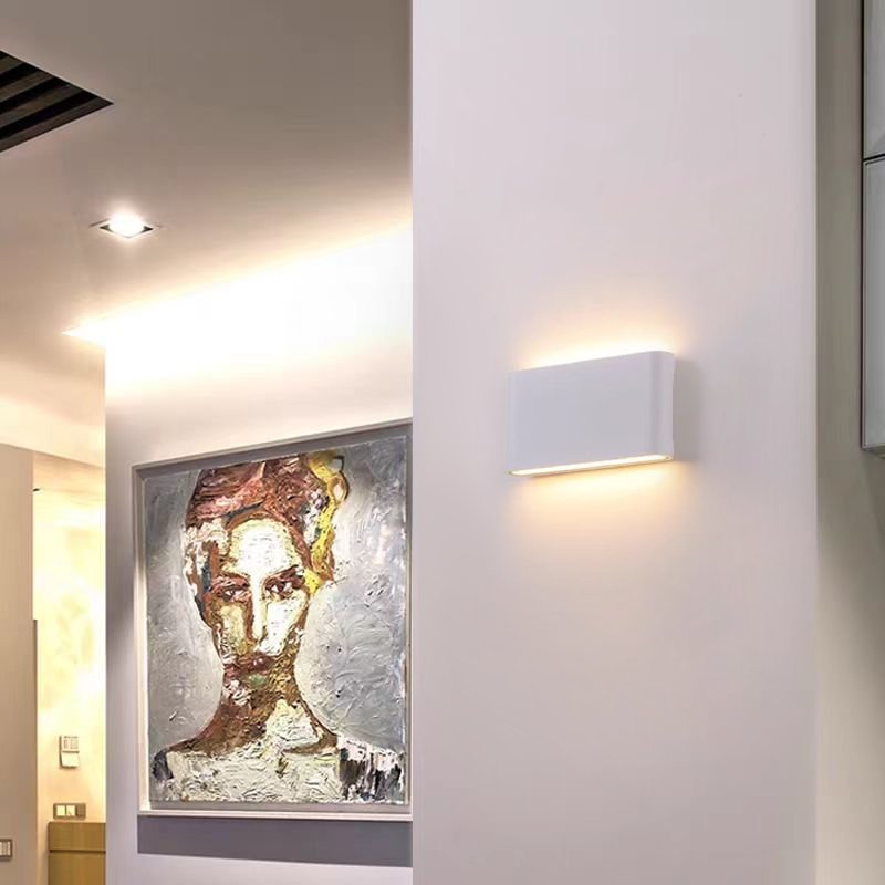 LED outdoor wall light ULT, 6+6W, 3000K, IP65, white