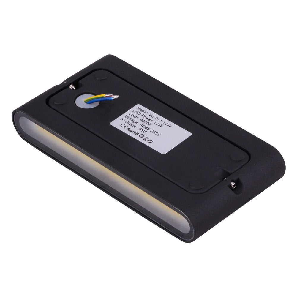 LED outdoor wall light ULT, 6+6W, 3000K, IP65, black