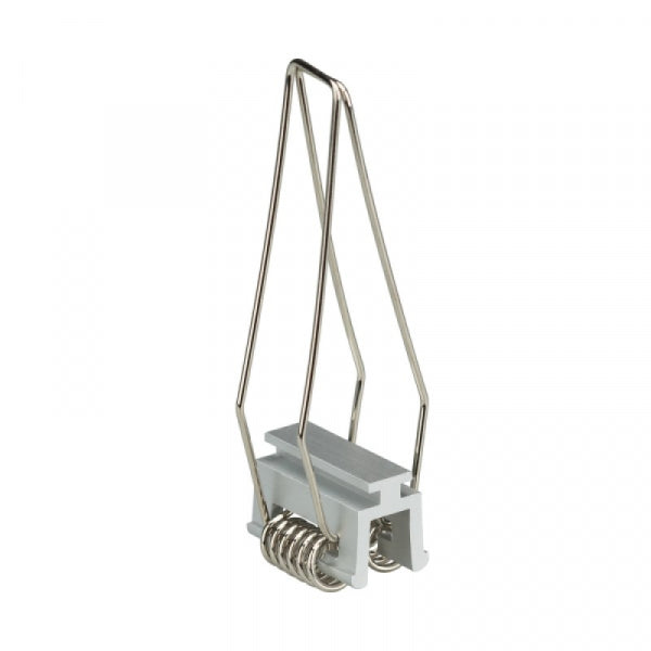 Aluminium profile recessed  connection clip ULT 18x31x52mm, silver