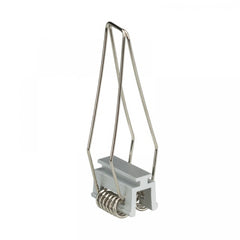 Aluminium profile recessed  connection clip ULT 18x31x52mm, silver