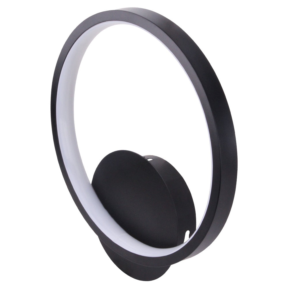 LED outdoor wall light ULT, 10W, 180°, 3000K, IP44, black