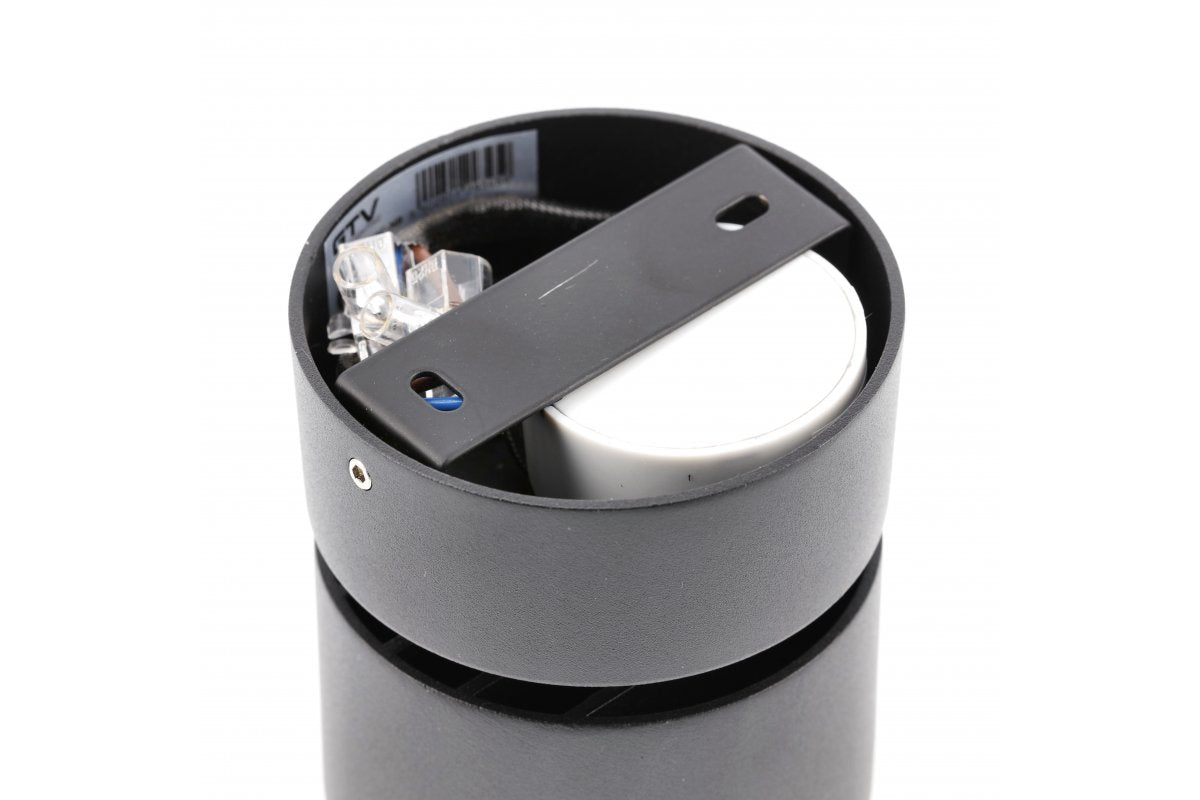 LED surface mounted light ULT 8W round, 680lm, 4000K, 36°, black