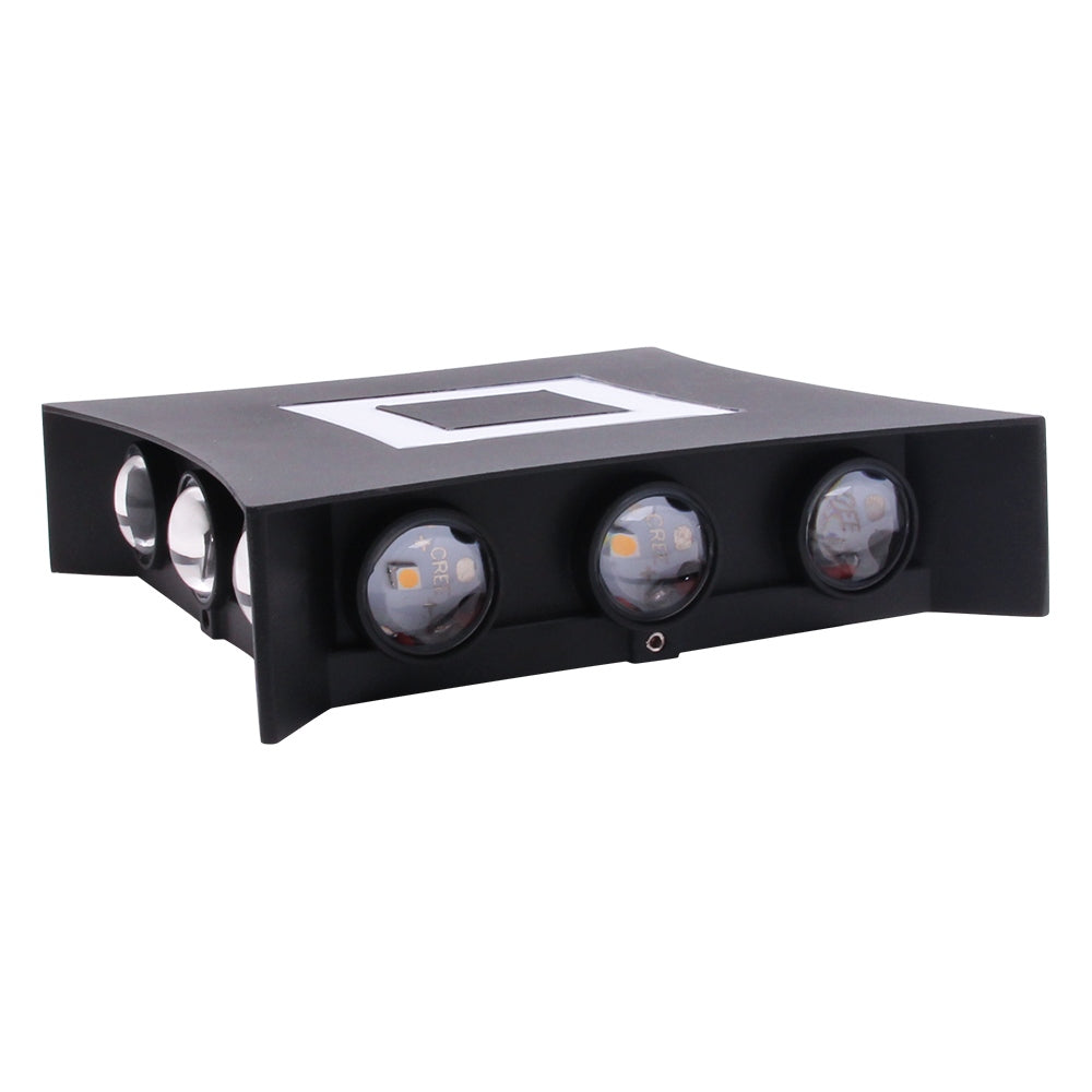 LED outdoor wall light ULT, 12+6W, 3000K, IP65, black