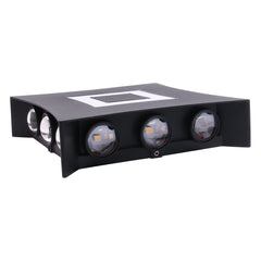 LED outdoor wall light ULT, 12+6W, 3000K, IP65, black
