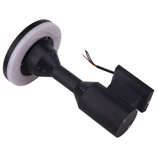 LED outdoor wall light ULT, 12W, 360°, 3000K, IP65, black