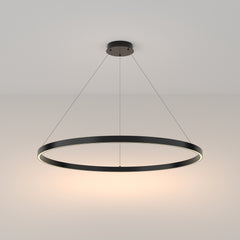 LED pendant light ULT 61W, Ø1000mm, 3000K, 120°, black