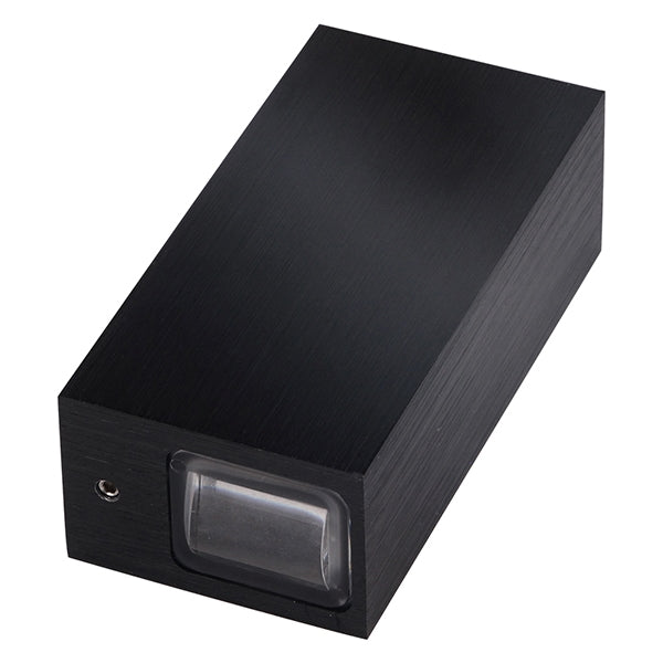 LED outdoor wall light ULT, 3+3W, 10°, 3000K, IP65, black