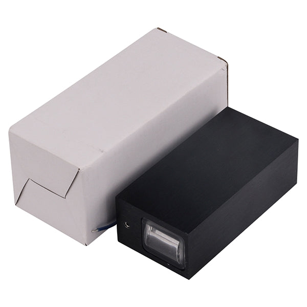 LED outdoor wall light ULT, 3+3W, 10°, 3000K, IP65, black