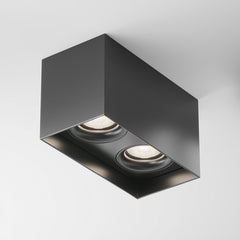Surface light KERPEN-SLIM ULT MR16, 100x115x200mm, black