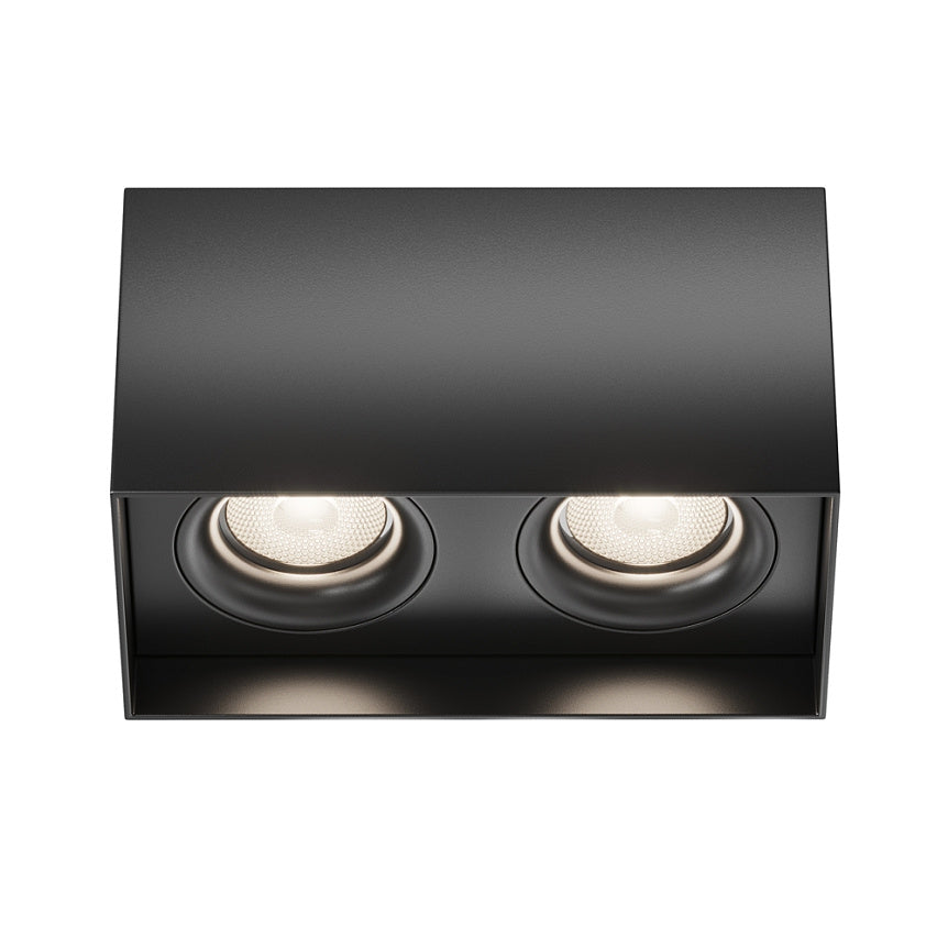 Surface light KERPEN-SLIM ULT MR16, 100x115x200mm, black