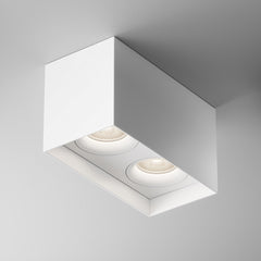 Surface light ULT-SLIM rectangle MR16, 100x115x200mm, white