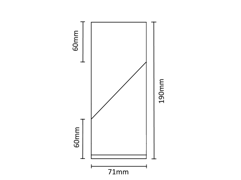 LED surface mounted light ULT 12W, 3000K, black