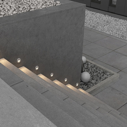 LED stair light ULT 3W, 3000K, 30°, IP54, Ø70mm, white