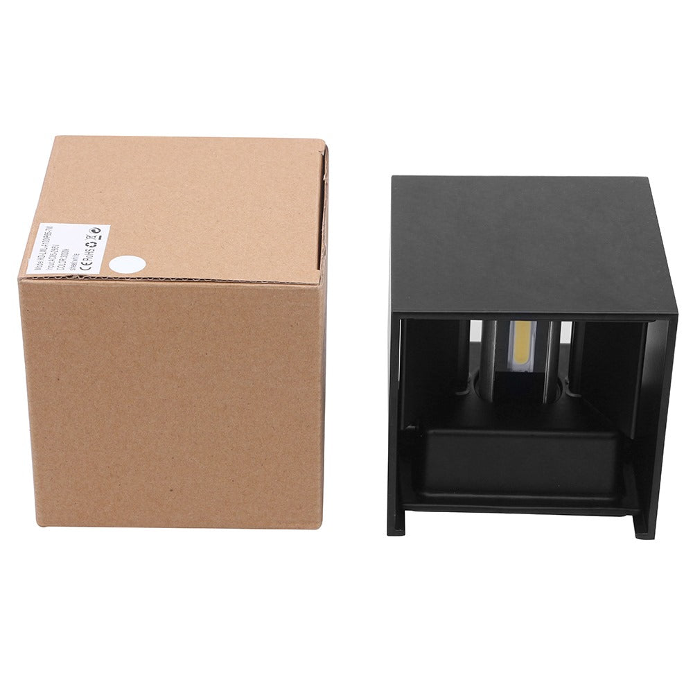 LED outdoor wall light ULT, 7W, 180°, 3000K, IP65, black