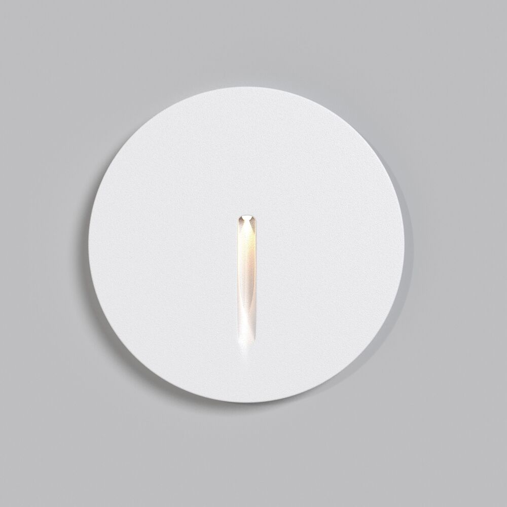 LED stair light ULT 3W, 3000K, 60°, IP54, Ø70x65mm, white